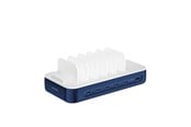 Mobile - Adapters & Chargers - 4smarts Charging station Team 100W 1x USB-A port 5x USB-C ports includes 6 cables navy - 541279
