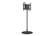 Väggfäste, AV-Möbel - Multibrackets M Pro Series stand - modular - for 2 LCD displays - single pole floorbase round B2B - black - Max 100 kg - recommended for 65" - 7350105219115