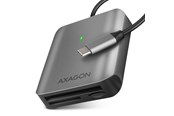 Flashram Reader & Adapter - AXAGON SuperSpeed USB-C - SD / microSD / CF - UHS-II Card Reader - CRE-S3C