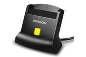Flashram Reader & Adapter - AXAGON USB-A Smart Card / ID Card Reader & SD / microSD / SIM Card Reader - CRE-SM2