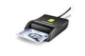 Flashram Reader & Adapter - AXAGON USB-A Smart Card / ID Card FlatReader - CRE-SM3N