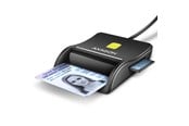 Flashram Reader & Adapter - AXAGON USB-A Smart card & SD / microSD / SIM / Smart Card Flatreader - CRE-SM3SD