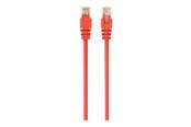 Nätverkskabel - Gembird patch cable - 1 m - red - Röd - 1m - PP12-1M/R