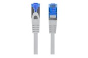 Nätverkskabel - Lanberg patch cable - 25 cm - grey RAL7035 - Grå - 0.25m - PCF6A-10CC-0025-S