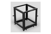Rack chassis - Lanberg - rack - 600 x 600 - 1100 adjustable - 12U - OR01-6112-B