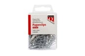 Skrivbordstillbehör - Quantore - Paperclip 30mm Silver 100 pcs. - 1399283