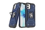 Mobile - Covers & Cases - Wozinsky Ring Armor case for iPhone 14 Plus armored cover magnetic holder ring blue - 9145576265512