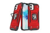 Mobile - Covers & Cases - Wozinsky Ring Armor case for iPhone 14 Plus armored cover magnetic holder ring red - 9145576265529