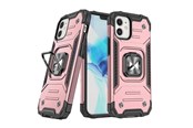 Mobile - Covers & Cases - Wozinsky Ring Armor iPhone 14 Plus Armored Case Magnetic Holder Ring Gold - 9145576265536
