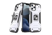 Mobile - Covers & Cases - Wozinsky Ring Armor case for iPhone 14 Pro Max armored cover magnetic holder ring silver - 9145576265635