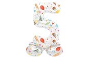 Leksaker - Folat BV - Standing Foil Balloon Joyful Party Number 5 -72cm - 63965