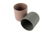 Babyleksaker - Dantoy - Cup set Mocha/Olive green 2 pcs. - 6231