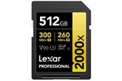 Flashram & USB Flash Drives - Lexar Professional Gold 2000x SD - 300MB/s - 512GB - LSD2000512G-RNNNG