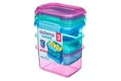 Köksredskap - Sistema Pack 400ml x 3 Lunch Coloured - 41544-T
