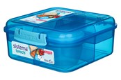 Köksredskap - Sistema 1.25L Bento Cube LunchBlue - 416852