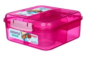 Köksredskap - Sistema 1.25L Bento Cube Lunch Pink - 416853