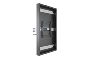Väggfäste, AV-Möbel - Multibrackets M Pro Series enclosure - for flat panel - high brightness - black (RAL 9005) - Max 50 kg - recommended for 65" - 7340234810932