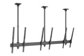 Väggfäste, AV-Möbel - Multibrackets M Pro Series mounting kit - single side - for 3 LCD displays - black - Max 30 kg - recommended for 75" - 7350022738911
