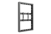 Väggfäste, AV-Möbel - Multibrackets M Pro Series enclosure - low profile - for flat panel - black (RAL 9005) - Max 25 kg - recommended for 46" - 7340234811960