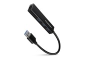 USB Hub - AXAGON SuperSpeed USB-A Hub with 3 USB Ports and Gigabit LAN USB Hub - USB 3.2 - 3 porte - Svart - HMA-GL3A