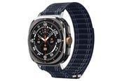 Smartwatch - Accessories - Spigen Fabric Band (hook-and-loop) - navy - Samsung Galaxy Watch Ultra 47mm - AMP10148