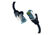 Nätverkskabel - M-CAB EFB-Elektronik patch cable - 15 cm - black - Svart - 0.1 meter - EC020200147