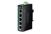 Switch - TRENDnet TI-PGLC50 - Version V1 - switch - industrial mini - 5 ports - TAA Compliant - TI-PGLC50