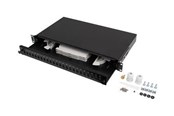 Nätverks tillbehör - Lanberg patch panel - 1U - 19" - 24 x SC simplex / 24 x LC duplex - FOP1-24SS-LDB