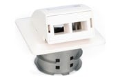 Nätverks tillbehör - DIGITUS flush mount outlet housing - for LC/SC adapters - DN-93201