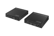 Repeatrar, förstärkare, broar och transceivers - DIGITUS - Extender Set - KVM / audio / serial / USB extender - HDMI 1GbE USB - DS-55348