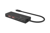 USB Hub - ICY BOX IB-HUB1436-CPD USB Hub - 4 porte - Svart - IB-HUB1436-CPD