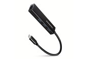 Dockning - AXAGON SuperSpeed USB-C 5 Gbps Hub with 3 USB-A and Gigabit LAN - HMC-GL3A