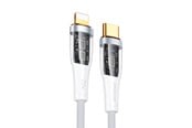 USB-kabel - Joyroom Star-Cloud Series A3 USB-C / Lightning Cable 20W 1.2m with Smart Switch - White - S-CL020A3-white