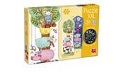 Pusselspel - Jumbo Goula Reversible Puzzle XXL Farm Day and Night 27 pcs. 2D Pussel - 50217