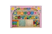 Kreativa spel - Jono Toys Lena Wooden Beads Party Beads - 32023