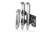 Systemtillbehör - AXAGON 1 Parallel Port DB25 + 2 RS-232 Serial Ports DB9 PCI-Expresss Card - PCEA-PSN