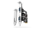 Systemtillbehör - AXAGON 2 Serial Ports DB9 PCI-Express Card - PCEA-S2N