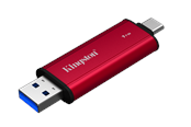 SSD - Kingston Dual Portable SSD - 1TB - Extern SSD - Svart - USB 3.2 Gen 2 - SPSD/1TB