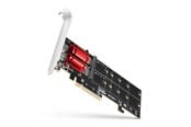 Lagring Tillbehör - AXAGON PCIe Adapter for 2 × NVMe M.2 SSD - PCEM2-ND