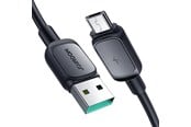 USB-kabel - Joyroom Multi-Color Series A14 USB-A / micro USB 2.4A cable 2 m - black - S-AM018A14B