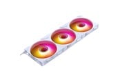 Chassi fläkt - Phanteks M25 Gen2 (3-pack) - Chassi fläkt - 140mm - Vit - PH-F140M25_G2_DWT01_3P