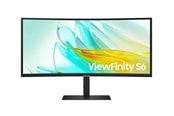 Skärm - 34" Samsung ViewFinity S6 S34C652UEU - 3440x1440 (UWQHD) - 100Hz - VA - 90W USB-C - KVM switch - LS34C652UEUXXE