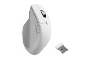 Mus - Keychron M6 Silent - Light 86g Wireless 8K - Gamingmus - Optic - 6 knappar - Vit - M6S-A24