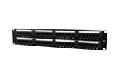 Nätverks tillbehör - Gembird NPP-C548CM-001 - patch panel with cable management - 2U - 19" - NPP-C548CM-001