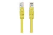 Nätverkskabel - Lanberg patch cable - 1 m - yellow RAL 1016 - Gul - 1m - PCU5-20CC-0100-Y