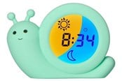Barnrummet - Alecto Baby Simon Snail sleep rhythm alarm clock mint green - BC110GNSIMON