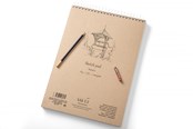 Block och Anteckningsböcker - SMLT Drawing pad SKITSE NATURAL. A3. 100g. - SM102-A3