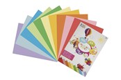 Block och Anteckningsböcker - Creative Craft Group A4 pad w. 40 sheets ass. colored paper - CR0028/GE