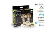 Smarta Hem - EGLO E27 LED-Z MATTER A60 spiral CCT 7W 806lm amber 2-pack w/remote control - 110401
