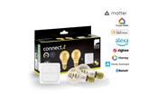 Smarta Hem - EGLO E27 LED-Z MATTER A60 CCT 7W 806lm amber 2-pack w/switch - 110419